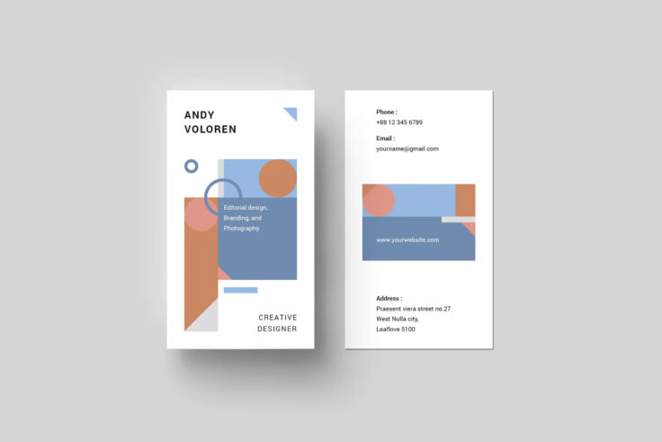 View Information about Artistic Minimal Business Card