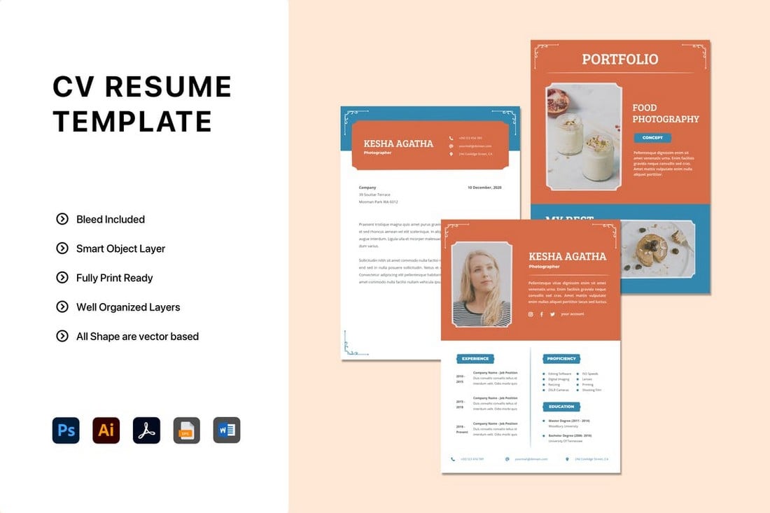 Classic MS Word CV Resume Template
