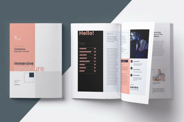 View Information about Minimal Company Brochure Template