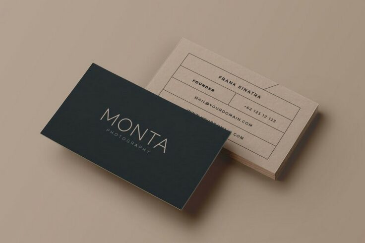 View Information about Monta Business Card Template
