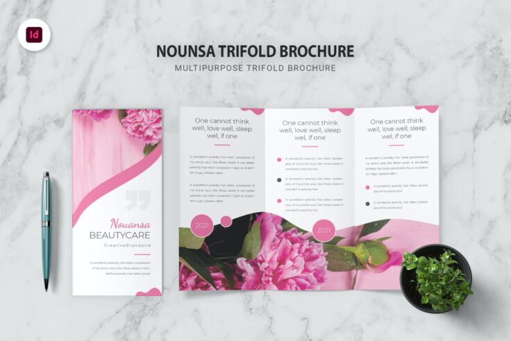 View Information about Nounsa Tri-Fold Brochure Template