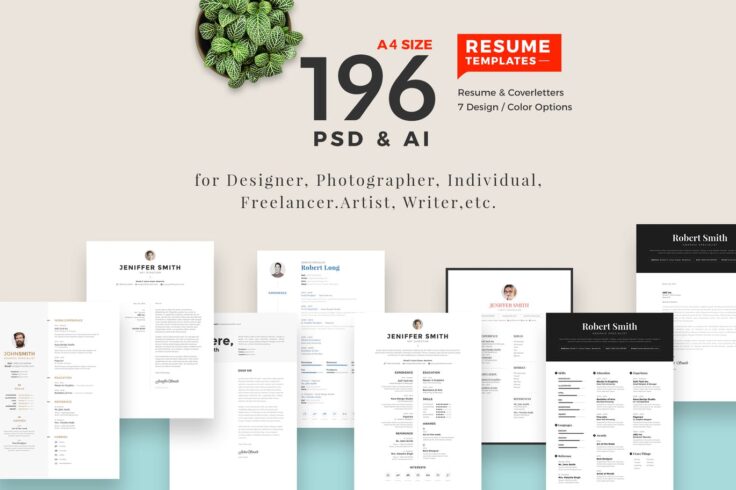 View Information about Resume & CV Template Bundle