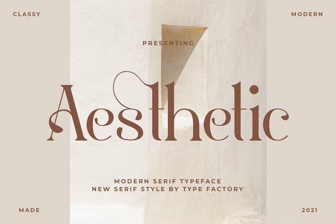 Aestetic – Modern Serif Font