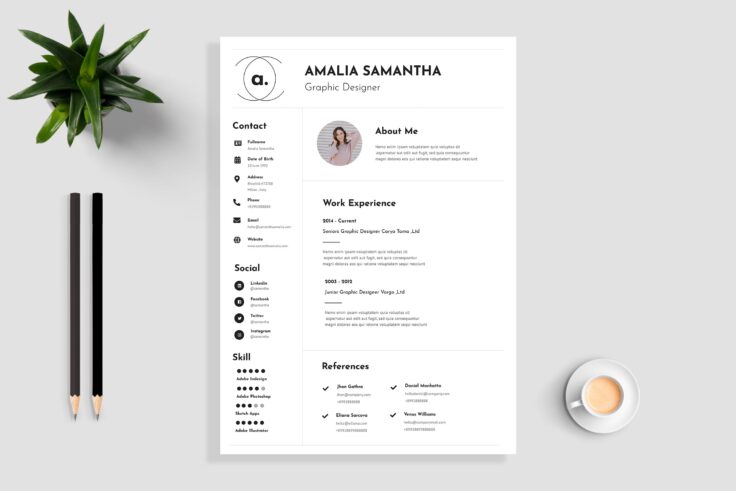 View Information about Clear & Simple Resume Template
