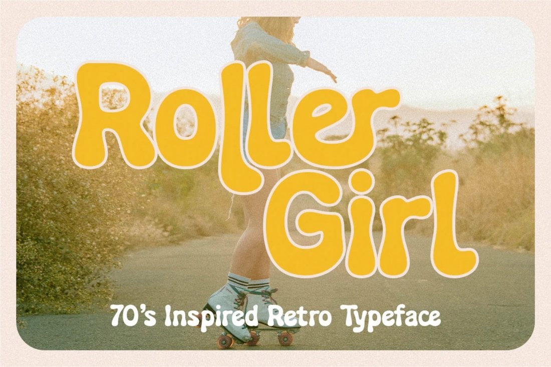 Roller Girl - Free Groovy Retro 70s Font