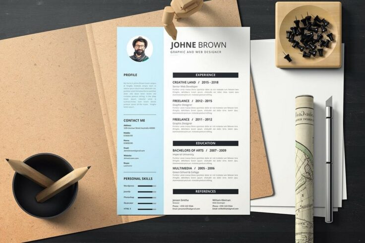 View Information about Simple Modern Resume Template